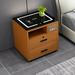 My Lux Decor 2 - Drawer Nightstand Wood in Brown | 20.86 H x 147.96 W x 18.5 D in | Wayfair 14:200002984#multifunctional