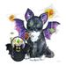 The Holiday Aisle® Halloween Pets VI - Wrapped Canvas Painting Paper in White | 36 H x 36 W in | Wayfair 7CCB1FDC2C36425388BA268601A77075