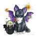 The Holiday Aisle® Halloween Pets VI - Wrapped Canvas Painting Canvas | 12" H x 12" W x 1.25" D | Wayfair 061157B3833044D4843905F7E438148C