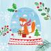 The Holiday Aisle® Snow Globe Animals III - Painting Paper | 12" H x 12" W x 1.25" D | Wayfair BBF98C01576444A9BC2F6BF6ED098F40