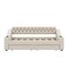 House of Hampton® Jashan Twin Size Upholstered Daybed w/ Storage Armrests & USB Port Upholstered in Brown | 31.9 H x 41.3 W x 87.8 D in | Wayfair