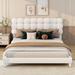 Wildon Home® Dyaymus Bed Upholstered/Velvet, Solid Wood in Gray/White | 36.6 H x 62.8 W x 80.8 D in | Wayfair B50FB3DB21174AF29F4D55C4CDE43372