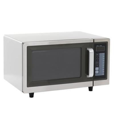 MoTak M1000T 1000w Commercial Microwave w/ Touch Pad Control, 120v, 10 Power Levels, 1-Cubic-Foot Capacity, Stainless Steel