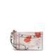 Mogan Dotty Floral Embossed Leather Card Case