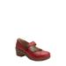 Wedge Clog Sole Mary Jane Pump