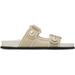 Gold & Off-white Fayence Sandals