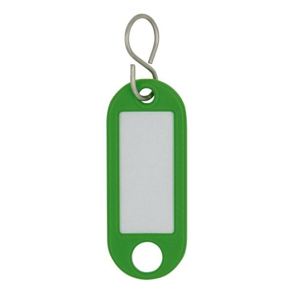 Wedo 10er-Pack Schlüsselanhänger mit S-Haken grün, 52x21 cm Image