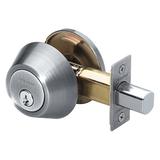 MASTER LOCK DS0615KA Deadbolt,Satin Nickel,Single Cylinder