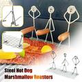 Steel Hot Dog Marshmallow Roasters Stainless Steel Camp Fire Roasting