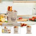 wo-fusoul Christmas Clearance 2023! Bag Of Bread Reusable With Drawstring For Bread Bags Of Bread In Linen Baguette Food Storage Kitchen Storage Bags Of Bread Natural Unbleached