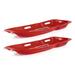 Slippery Racer Downhill Xtreme Adults/Kids Toboggan Snow Sled Red (2 Pack)