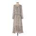 Derek Lam Casual Dress - A-Line: Silver Dresses - Women's Size 4