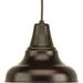 XiKe District Collection 1-Light Farmhouse Outdoor Hanging Lantern Light Antique Bronze