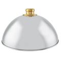 Luxury Small Stainless Steel Food Cover - Sleek Dome Plate Lid for Hygienic Kitchen Restaurant Service | Manual Polish Heat-Safe Handle | Protects Against Flies