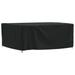 Garden Furniture Cover Black 242x182x100 cm 420D Oxford