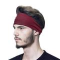 Men And Women Summer Fashion Outdoor Leisure Sports Elastic Solid Color Hairband Yutnsbel