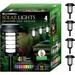 Bell+Howell Solar Pathway Lights Color Changing LED Solar Lights Outdoor IP67 Waterproof Solar Path Lights Solar Powered Garden Lights for Walkway Yard Backyard Lawn or Landscape - 4 Packs