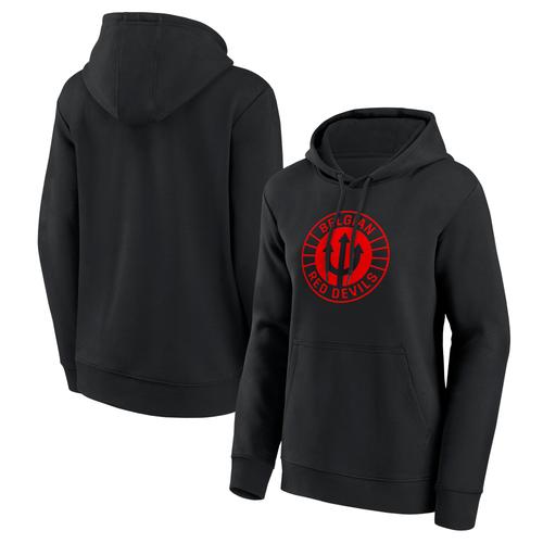 Belgien FA Rot Devils Grafik Hoodie - Schwarz - Damen