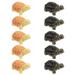 10Pcs Miniature Turtle Figurines Fairy Garden Tortoise Plant Pots Fish Tank