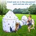 HopeRock Kids Play Tent 3-in-1 Climbing Toys for Toddlers Birthday Gift for Kids Age 3 4 5 6 Years Ball Pit for Toddlers (Balls Not Included) Toddler Play Tunnel Kids Tent Indoor & Outdoor.