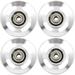 Aluminum Alloy Pulley Set of 4 Lift Wheel Accessories Fitness Equipment Workout Gym Exercise Machines Bearing Miss