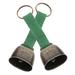 Outdoor Camping Bell 2 Pcs Single Speed Bike Backpack Cloth Iron Accessories Little Bells Decorative