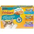 Purina Friskies Gravy Wet Cat Food Variety Pack Tasty Treasures - (12) 5.5 oz. Cans 2 pack