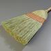 Carlisle FoodService Products Stitch Janitor Broom Corn Bristles #26 Fill 12 Width x 13 Trim Bristle 56 Overall Length (Case of 6)