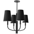 Dainolite - Eleanor - 4 Light Chandelier In Style-17 Inches Tall and 21 Inches