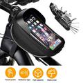 Bike Phone Large Mount Bag Waterproof Bike Bicycle Front Handlebar Bicycle Accessories Sensitive Touch Screen Compatible with iPhone 11 12 Pro Max XR XS Samsung Note Plus Pixel