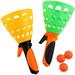 Catch Ball Games with 2 Launcher Baskets and 3 Balls Fun Outdoor Indoor Backyard Games for Kids and Adults Best Gift for 3 4 5 6 Year Old Boys & Girls