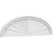 Ekena Millwork 42 W x 11-1/2 H x 2 P Elliptical Sunburst Architectural Grade PVC Pediment