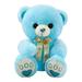 Hirigin Teddy Bear Stuffed Animals Cute Plush Toys with Footprints Bow-Knot Soft Small Cuddly Stuffed Plush Teddy Bear
