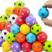 35 Pcs Mini Soccer Ball Fidget Spinners - Soccer Party Favors for Kids 4-8 8-12 - Goodie Bags Stuffers - 7 Bright Colors - Birthday Party Fun Pack