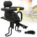 Safety Child Bicycle Seat Bike Front Baby Seat Kids Saddle with Foot Pedals Support Back Rest for Road Bike