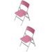 Dollhouse Folding Chair Mini Toys Miniature Camping DIY Foldable for Crafts 2 Pieces