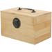Piggy Bank for Kids Pirate Treasure Chest Storage Chests Bamboo and Wood Household Boxes Toy Coin Girl Child