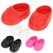 Decoration for Home Dolls House Miniature Accessories Shoes Toy 20 Pairs Childrens Toys Boots Kids Dress Decorative Plastic Flat
