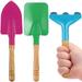Goilinor Beach Sandbox Toy NUOLUX 3pcs Outdoor Garden Tools Set Rake Shovel Kids Beach Sandbox Toy