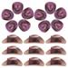 20 Pcs Has Hats Mini Doll Cowboy Tiny for Crafts Cake Decors Decorative Accessories Decorate Purple Plastic