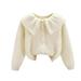 Toddler Boys Girls Jacket Children Kids Baby Solid Long Sleeve Sweater Cardigan Coat Outer Outfits Clothes Size 3-4T