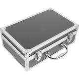 Portable Aluminum Alloy Tool Box Chest Organizer Briefcase with Latch Travel Suitcase Carrying Metal Handle Tools