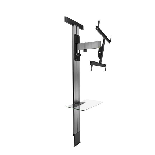 Erard EXOSTAND 600 TV Wandhalterung bis 85 Zoll mit Glasablage, Rigips Image