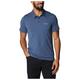 Columbia - Tech Trail Polo - Polo-Shirt Gr M - Length: 28'' blau