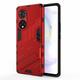 Shockproof hybrid cover with a modern touch for Huawei Nova 9 Pro / Honor 50 Pro - Red