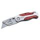 Rolson Folding Lock Back Utility Knife with Wood Inserts