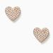 Kate Spade Jewelry | Nwt Kate Spade Yours Truly Pave Rose Gold Heart Earrings. Great Valentines Gift | Color: Gold | Size: Os