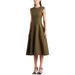 Ralph Lauren Dresses | New Ralph Lauren Omeria Dress Cotton In Olive | Color: Green | Size: Us4