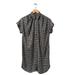 Madewell Dresses | Madewell Black & White Gingham Relaxed Fit Shirt Dress Size Xs | Color: Black/White | Size: Xs
