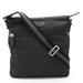 Gucci Bags | Gucci Gg Nylon Shoulder Bag Pochette Leather Black Gray 449185 | Color: Black | Size: Os